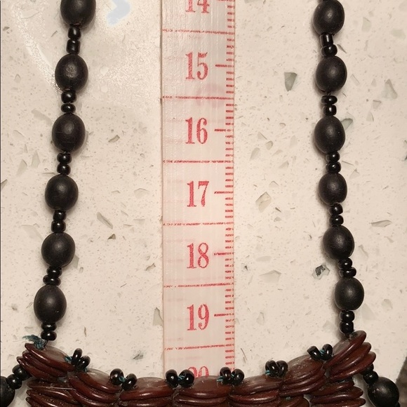 Natural Wooden Necklace - Picture 2 of 2